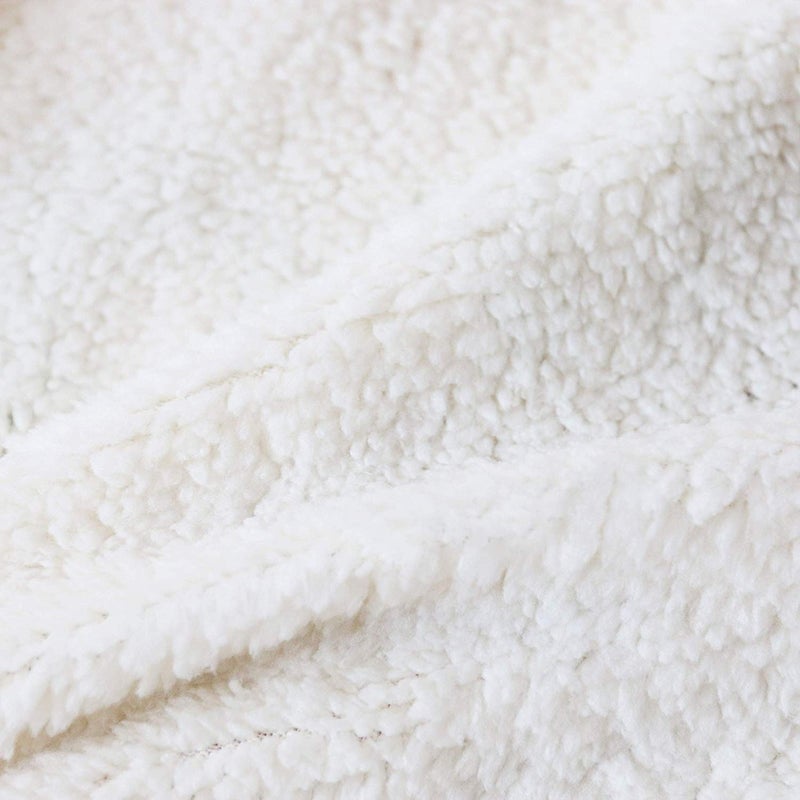 BlessLiving Pomeranian Throw Blanket Fuzzy Dogs Blanket for Kids People Cute Puppy Fleece Blanket Reversible Animal Pet Sherpa Couch Throw Pomeranian Gifts for Pomeranian Lovers (50 x 60 Inches) - Image 4