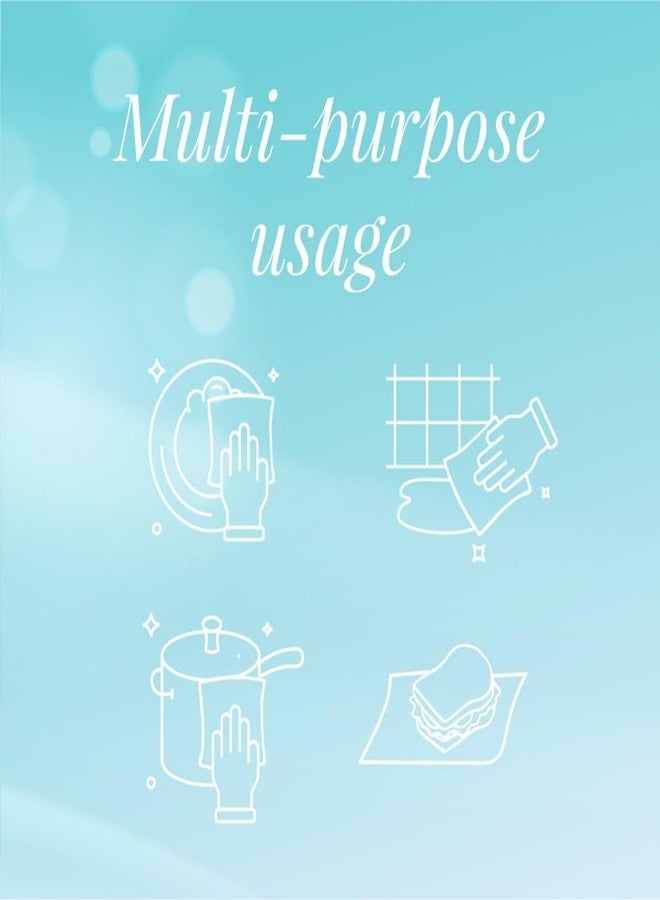 Warmfinity Multipurpose Kitchen Tissue/Towel 3 ply washable and reusable oil and moisture absorbent White Paper Roll (60 sheets per roll) (Pack of 2) - Image 4