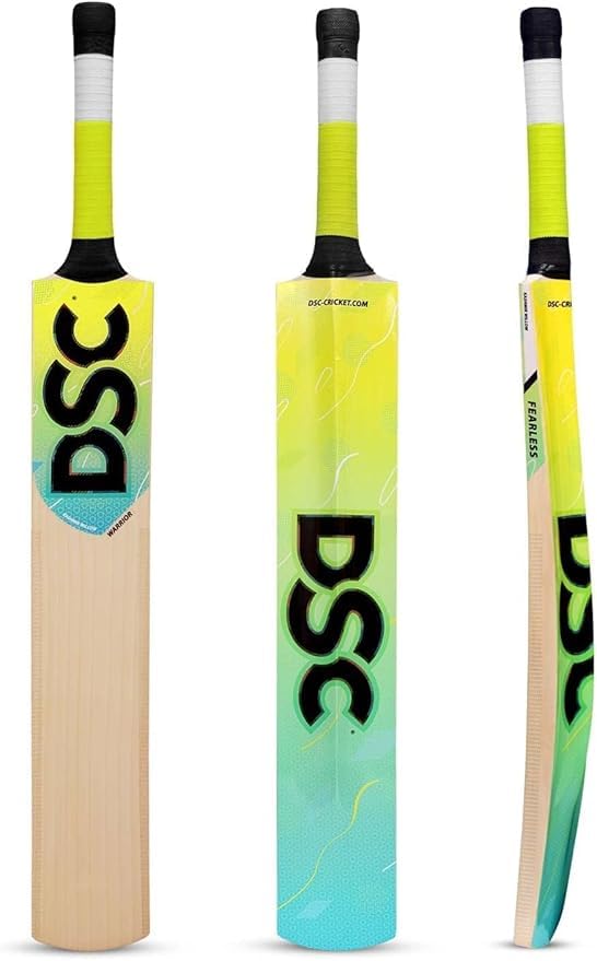 DSC Wildfire Warrior Tennis Cricket Bat Short Handle 4, Wood - Image 3