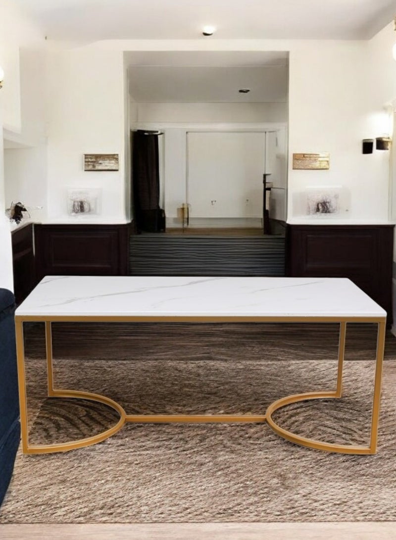 فن بيتك طاولة تقديم مستطيلة أنيقة وعصرية - 100 سم طول × 60 سم عرض × 50 سم ارتفاع، تجمع بين الأناقة والحداثة، مما يجعلها إضافة رائعة لأي ديكور داخلي، مثالية للاستخدام في المدخل، غرفة المعيشة، أو المكتب. - Image 1