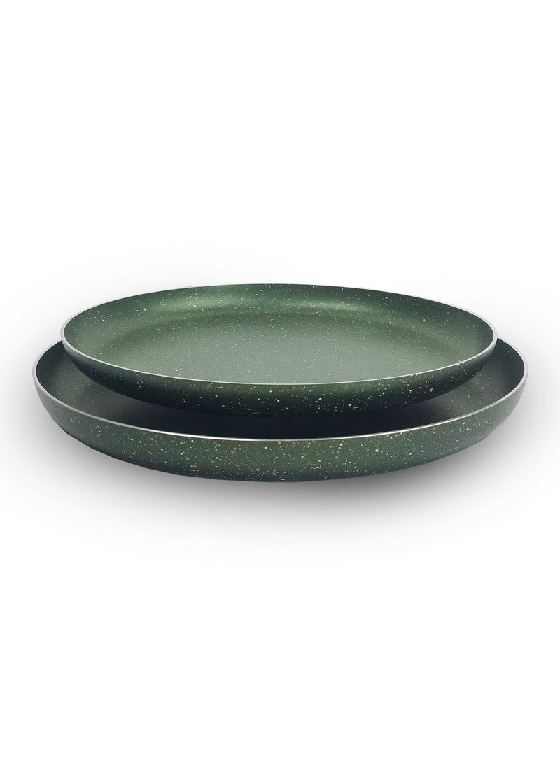 Aky Pizza Tray Set Turkish Granite 30-26 Cm  - Image 1