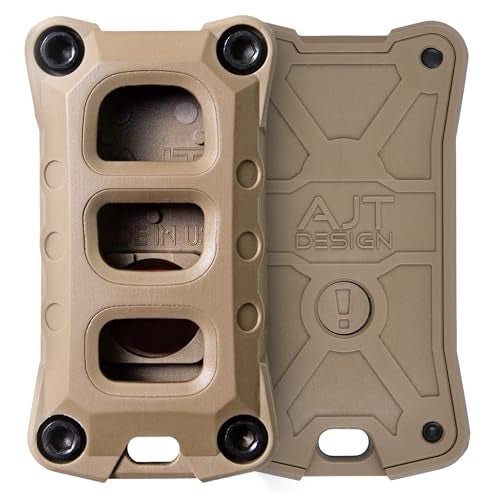 AJT DESIGN Replacement Key Fob Case Compatible with 3rd and 4th Gen Toyota 4Runner 19962009 1st Gen Sequoia 20012007 Impact Resistant ABS Rugged Sleek Design Made in USA Quicksand - Image 1