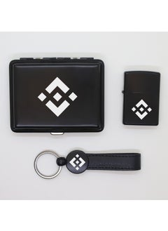 Ada Lazer Ada Laser Personalized Binance Coin (Bnb) Metal Plate, Zippo Lighter and Keychain Set  - Image 1