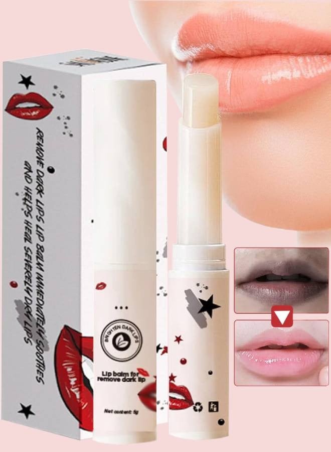 SAUVASINE Lip Balm for Dark Lips Moisturizing Lip Balm for Lips Care Lip Balm for Lightening and Brightening Dark Lips Hydrating Lip Glow Balm Lip Gloss Oil Tinted Lip Balm Lip Glow Balm - Image 1