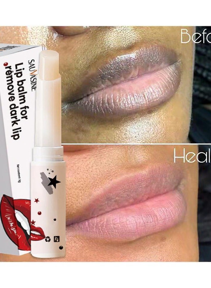 SAUVASINE Lip Balm for Dark Lips Moisturizing Lip Balm for Lips Care Lip Balm for Lightening and Brightening Dark Lips Hydrating Lip Glow Balm Lip Gloss Oil Tinted Lip Balm Lip Glow Balm - Image 5