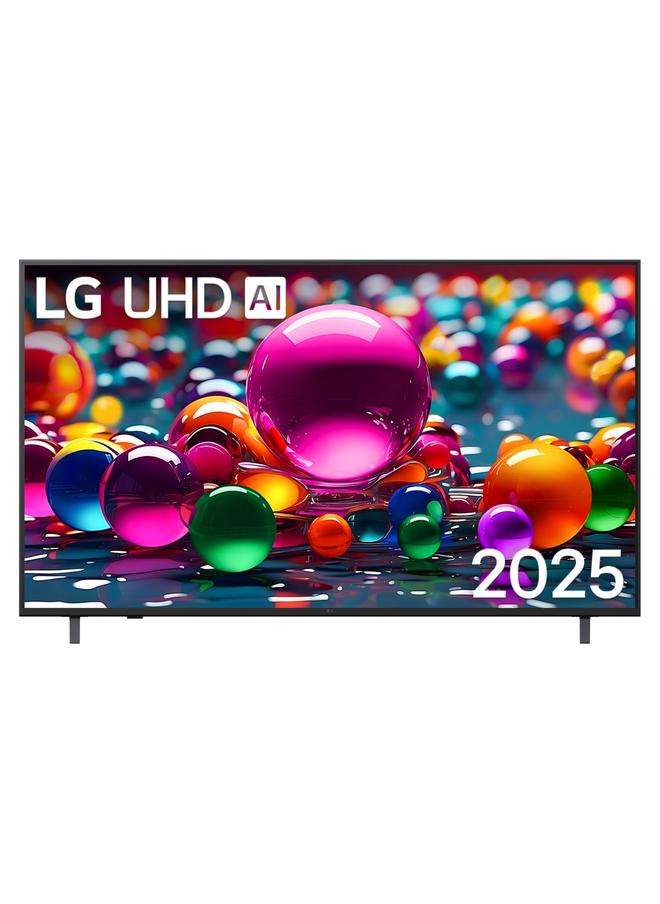إل جي تلفاز ذكي LED 55 بوصة 4K | WebOS24 | HDR10 | HLG AI Sound Pro | معالج AI alpha 7 4K الجيل 8 | سلسلة AI UA80 | 60 هرتز | سنة الطراز 2025 | ضمان لمدة 2 سنة - Image 1