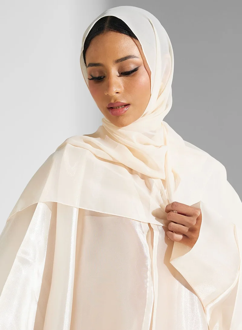 Khizana Sheer Abaya With Sheila
