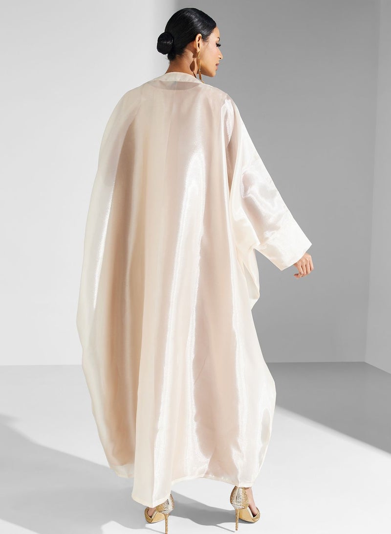 Khizana Sheer Abaya With Sheila - Image 2