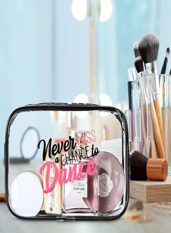 Abbylike 24 Pcs Cheer Gifts Cosmetic Bag 7 x 4.7 x 2.4'' Makeup Bag Cosmetic Toiletry Zipper Pouch Clear Zipper Case for Cheerleaders Women(Dance) - Image 5