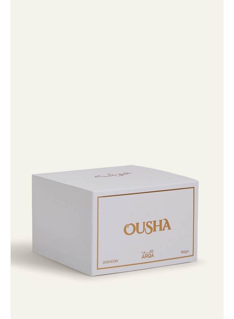 Ousha Arqa Dokhoon 150g – Oriental Incense with Pink Pepper, White Amber & Leather - Image 3