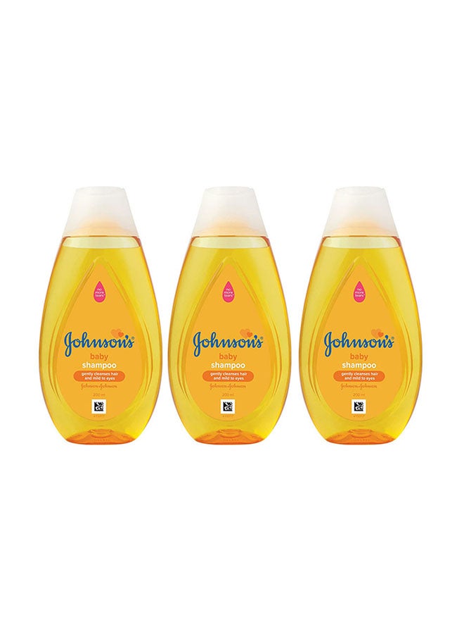 Johnson's 3-Piece No More Tears Baby Shampoo For New Born-600 Ml, Yellow, 30499148 - Image 1