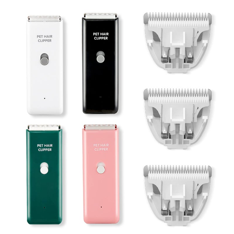 Grimgrow 3 PCS Standard Size Replaceable Ceramic Blades Set Pet Hair ClipperCat Dog Common Use Clipper BladeAP005
