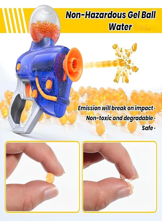 Verat 2 Packet Gel Water Balls/Water Beads/Refill Water Bead/Gel Blaster Ammo/Water Balls for Gun/Gel Balls for Kids/Gel Blaster Balls in Bottle/7-8mm Non-Toxic Water Beads Gel Guns(20000 Orange) - Image 4