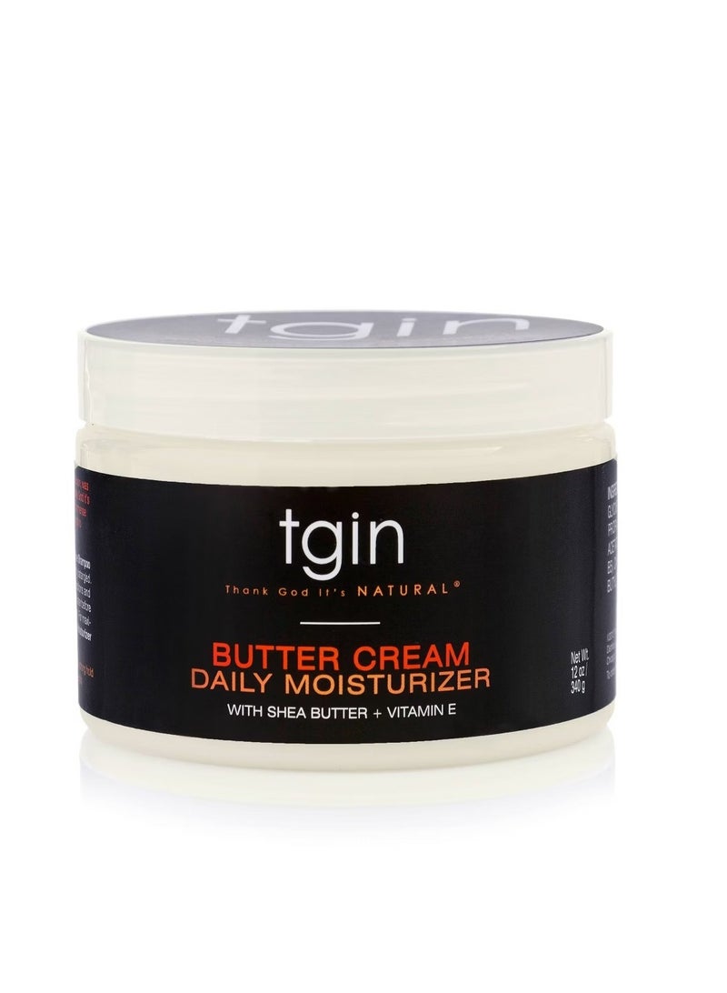 Tgin Daily Moisturizing Butter Cream with Shea Butter + Vitamin 340g - Image 1