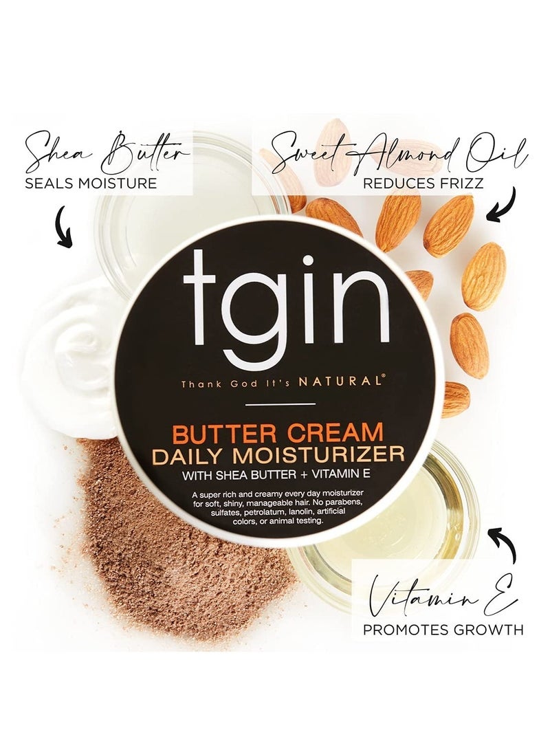 Tgin Daily Moisturizing Butter Cream with Shea Butter + Vitamin 340g - Image 3