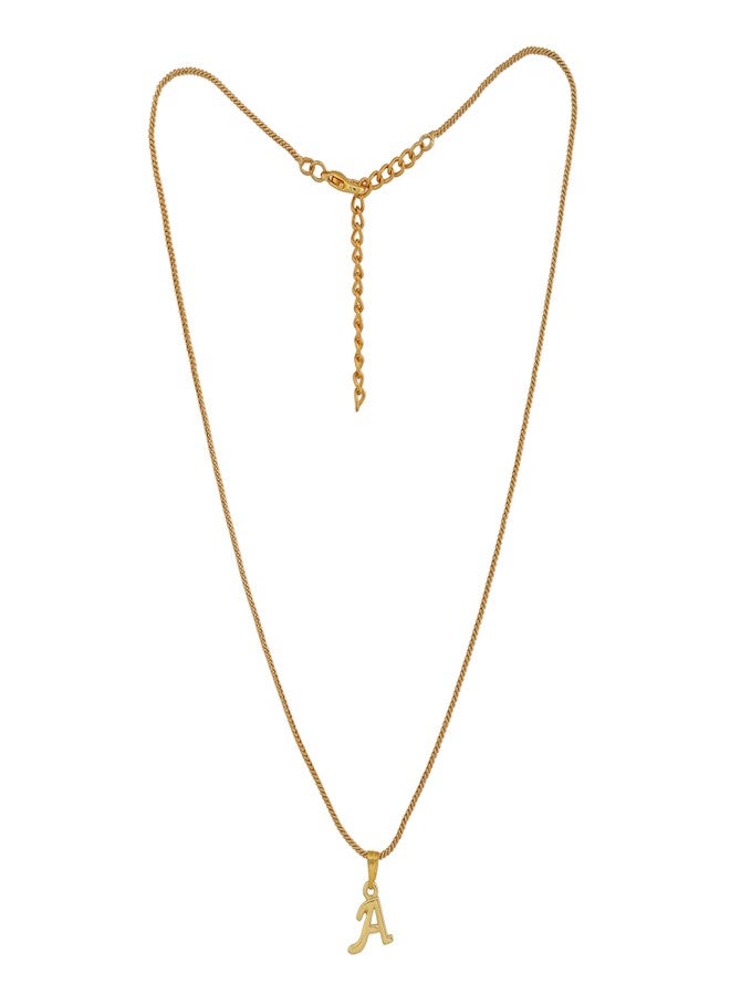 Estele Initial Letter Gold Plated Pendants/Charms for Girls & Womens - Image 2