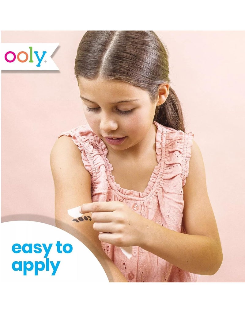 Ooly Ooly 50 Temporary Tattoos For Kids, Safe & Non-Toxic Kids Temporary Tattoo, Kids Party Favors for Kids 4-8, Goodie Bag Stuffers for Kids party Favors & Fun Birthday Decorations [Over the Rainbow] - Image 2