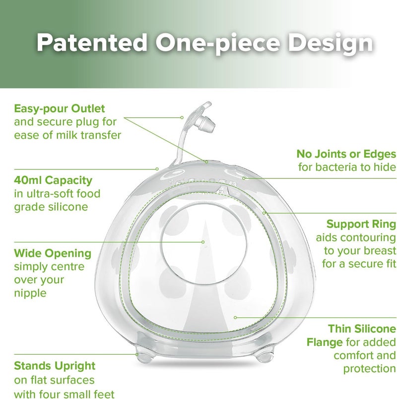 haakaa Ladybug Milk Collector Breast Milk Saver Breast Shell for Breastfeeding - Image 5