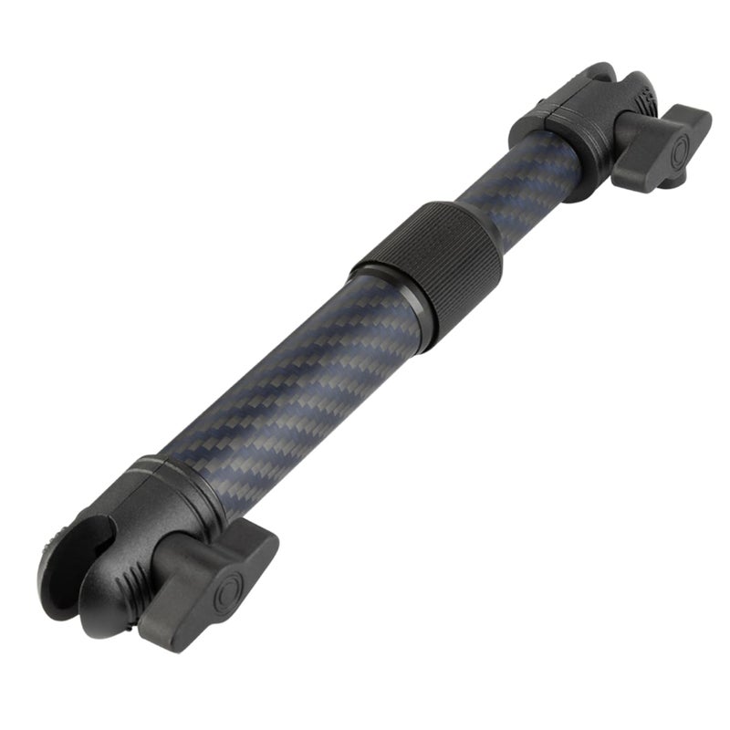 Bulletpoint Mounting Solutions Extension Arm 8"-10.5" Carbon Fiber + Kevlar Telescoping Dual Socket Fits 20mm Attachment Ball - Image 4