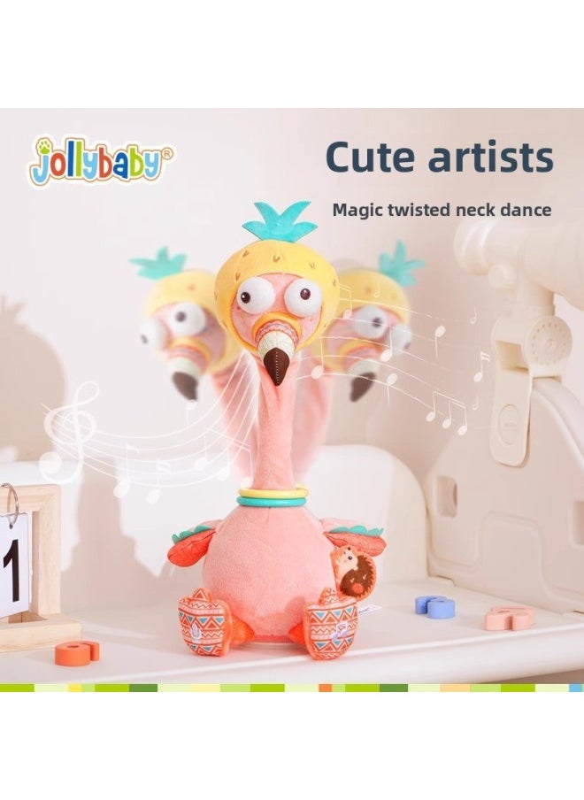 Generic - Rereading Duck Plush Toy Baby Learn To Talk Crab Jumping Ball Baby Singing Calming Doll Neck Twisting Doll-Color:[smart Charging Model] Hide And Seek Elephant - Image 1