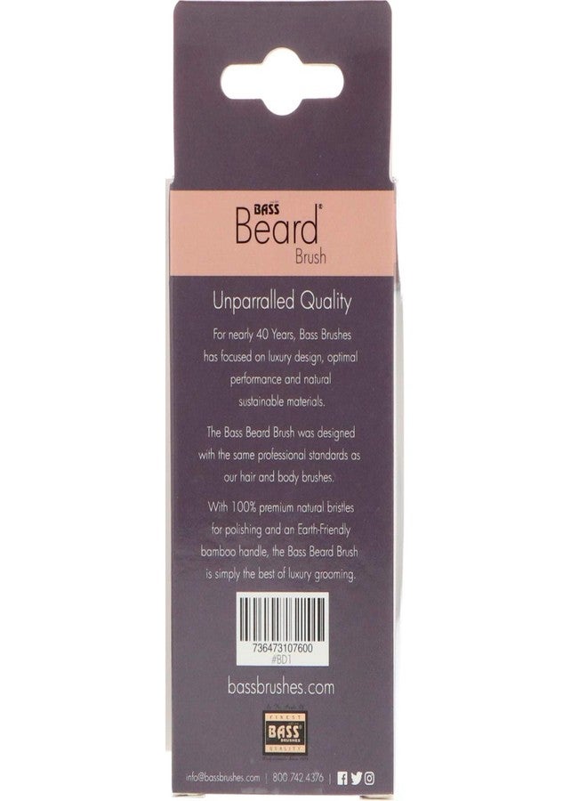 Bass Brushes Natural Bristle Beard Brush, 1 EA - Image 3