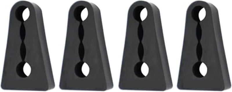 Wivplex Car Door Lock Sound Deadener Damper Buffer (4pcs) - Image 1