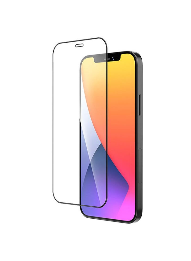 BORTONY Shatterproof Ultra Fine Edge Full Screen HD Tempered Film For Apple iPhone 12 Pro Max 6.7inch Black - Image 1