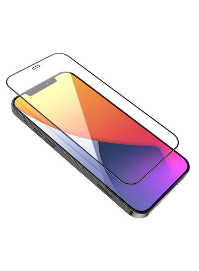BORTONY Shatterproof Ultra Fine Edge Full Screen HD Tempered Film For Apple iPhone 12 Pro Max 6.7inch Black - Image 3