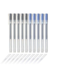 MUJI Gel Ink Ballpoint Pens 0.5Mm 2-Color Set Black-5 Pcs Blue-5Pcs  - Image 1