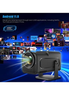 ماركة غير محددة جهاز عرض ذكي محمول بتقنية 5G بدقة 1080 بكسل - يدعم WiFi6 BT 5.0 4K Android 11 - يدعم 150 بوصة - تصحيح الانحراف التلقائي - متوافق مع أجهزة التحكم في الألعاب Android/iOS/TV Box/HDMI/USB/PS4/PS5/iPhone/Samsung/Huawei/Xiaomi  - Image 2