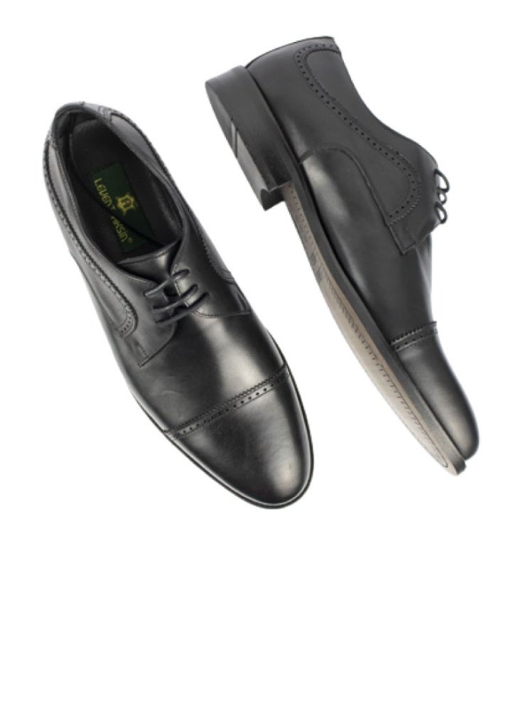 Levent Classic Genuine Leather 
Lace Up Shoes - Image 4