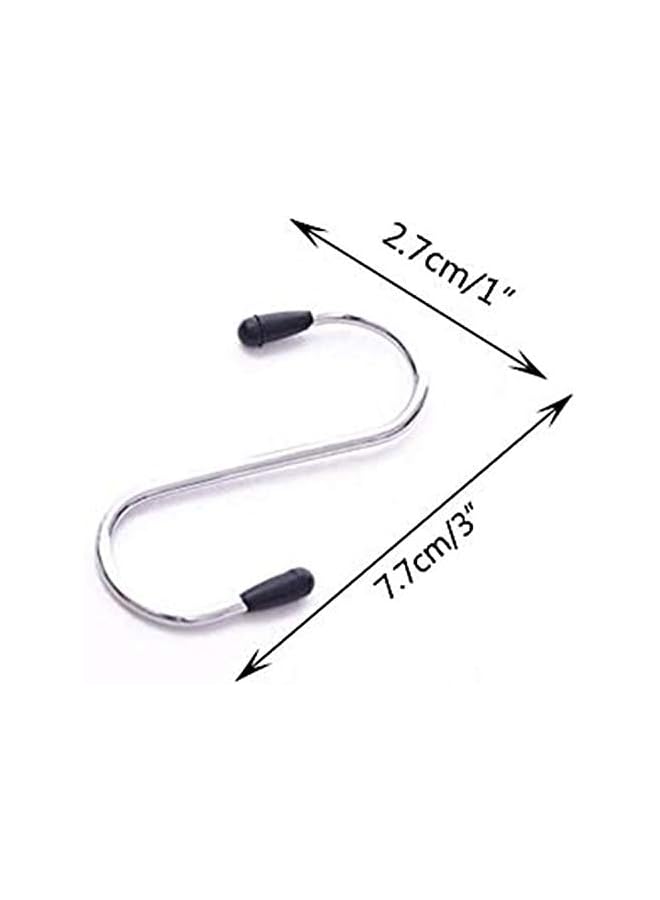 promass Stainless Steel Metal S Shaped Hooks Hangers, 16 Pieces - Image 2