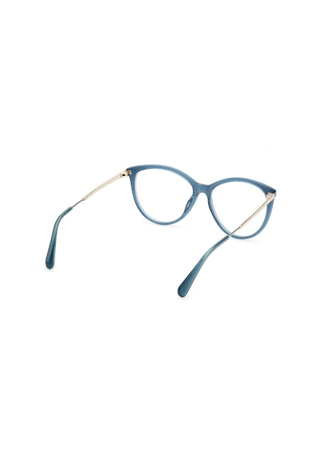 ماكس اند كو نظارة طبية بشكل فراشة للنساء بأذرع معدنية MO5120  مقاس 54 - تركواز لامع - Image 5