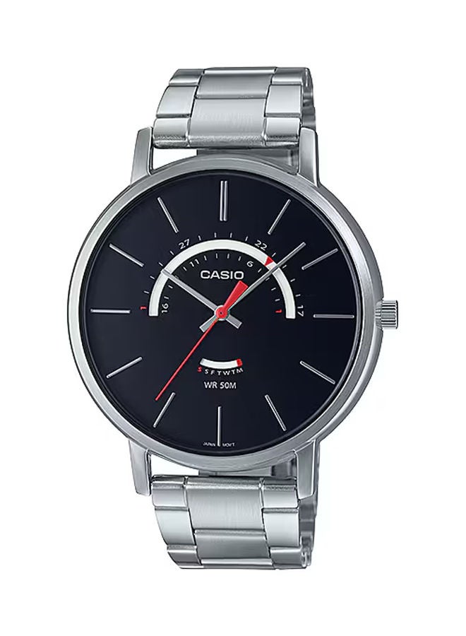 كاسيو ساعة يد من  ستانلس ستيل بعقارب MTP-B105D-1AVDF - Image 1