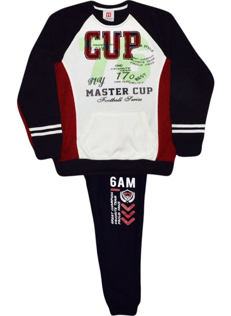 CHOiCE Boys' Winter Tracksuit Pajama "CUP" - Stylish and Comfortable Design for Winter - Code 200