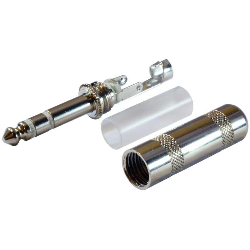 GLS Audio 1/4 inch Plugs for Patch Cables, Balanced Cables, Snakes - TRS Male Stereo 1/4 Inch Phono 6.3mm Phone Plug Bulk - Pack of 20 - Image 3