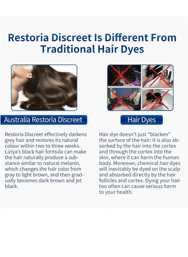 رستوريا ديسكريت كريم استعادة وتغيير لون الشعر – 250 مل – علاج للعناية بالشعر وتجديد اللون - Image 4