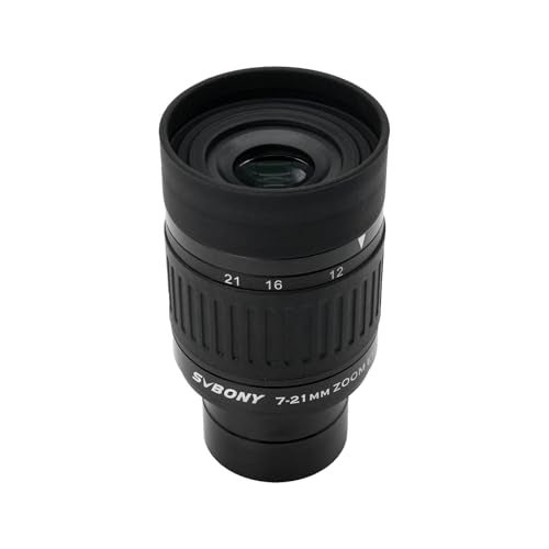 SVBONY SV135 125 Zoom Eyepiece Zoom 7 to 21mm Telescope Eyepiece 5 Element 3 Group Telescope Accessories for Astronomic Telescopes Visual Planetary Nebula - Image 1