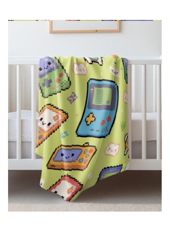 عام بطانية رقيقة من الفانيلا (دافئة ومريحة، ومناسبة للنوم، واستخدام الألعاب، وإزالة الغبار والرمل) 150 سم * 200 سم - 711 - Image 3