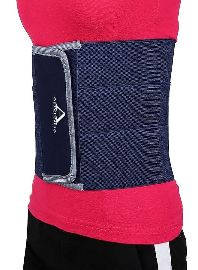 Advenga Rubber abdominal belt after delivery for tummy reduction| Lumbo Sacral| Lower Back Pain Relief| Breathable Belt for Men and Women Universal - Image 2