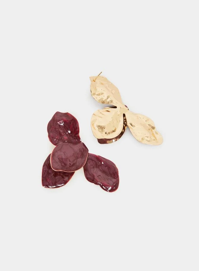 ستايلي أقراط زهور مينا