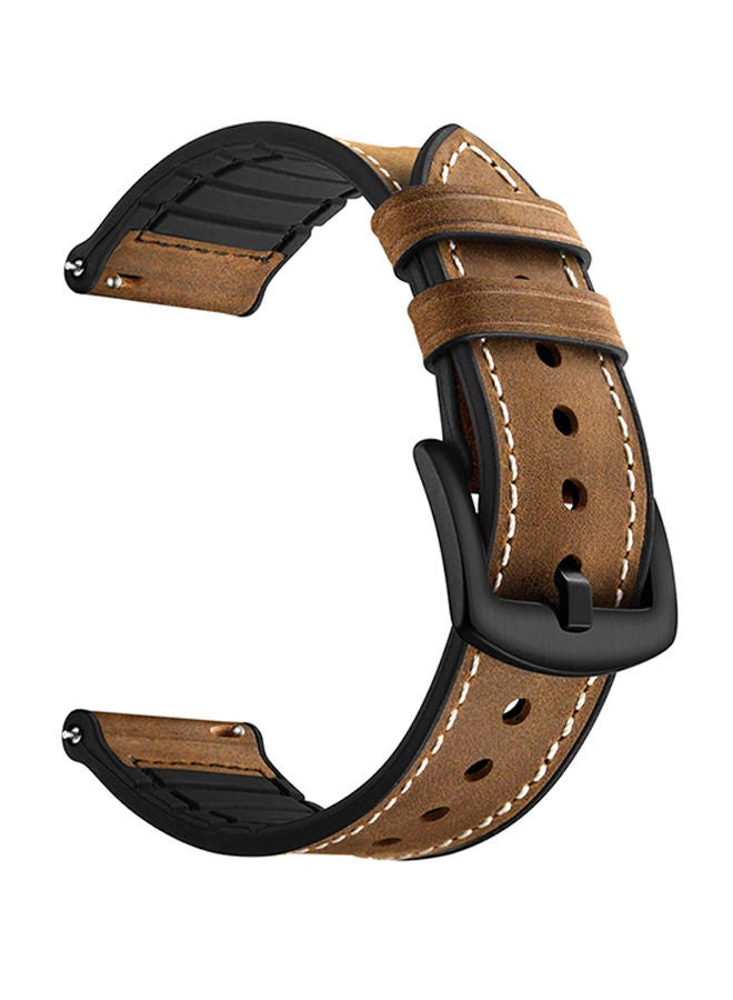 Y&D Replacement Strap For Samsung Galaxy Gear S3 22millimeter Brown - Image 1