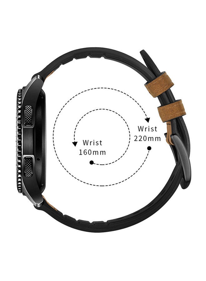 Y&D Replacement Strap For Samsung Galaxy Gear S3 22millimeter Brown - Image 5