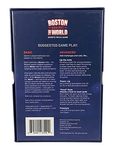 You Gotta Know Boston Against The World - Sports Trivia Game - Image 3