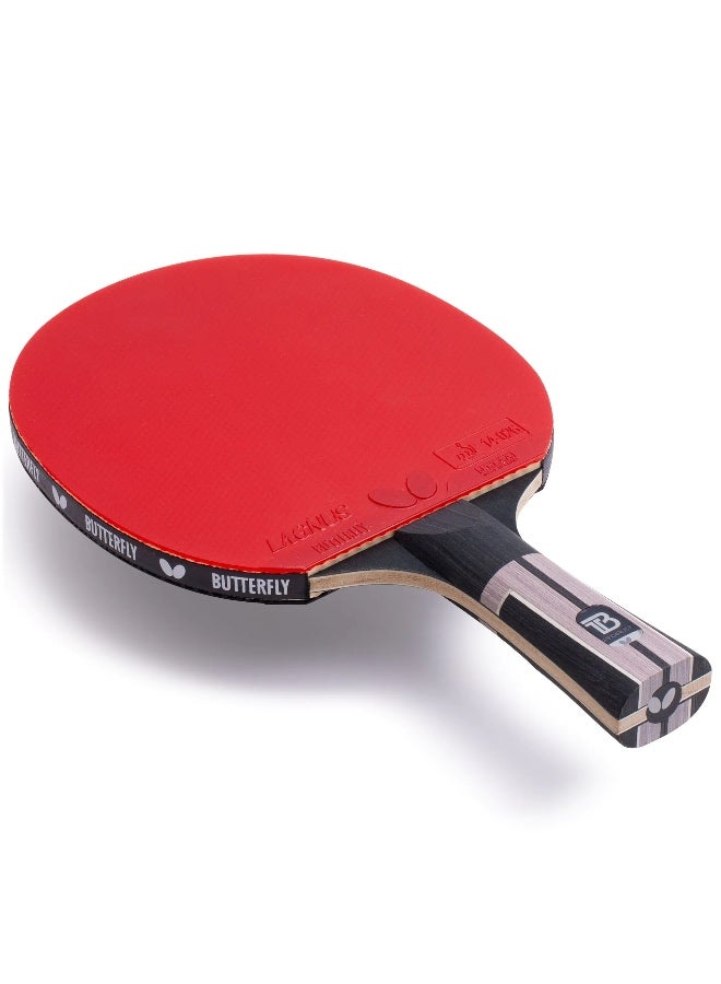 Butterfly Timo Boll Specialist Table Tennis Racket | Precision, Speed, and Spin for Experienced Offensive Players |Medium-Hard Blade for Powerful, Controlled Offensive Play - Image 3