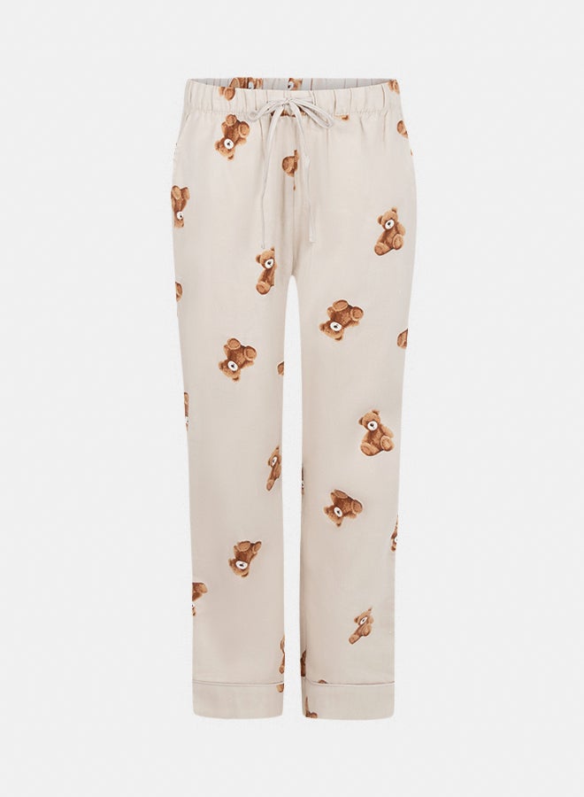 hunkemoller Pant Flannel Straight Bear - Image 4