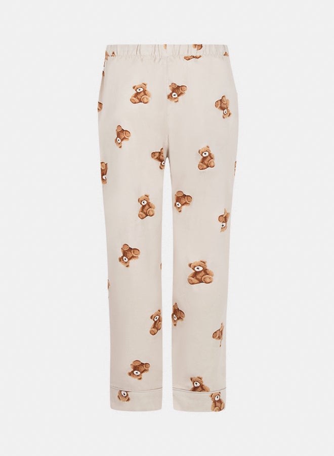 hunkemoller Pant Flannel Straight Bear - Image 5