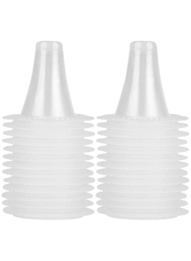 Generic 100-Pack Ear Thermometer Probe Covers, Lens Filters, Refill Caps for All Braun ThermoScan Models, BPA/Latex-Free Clear  - Image 1