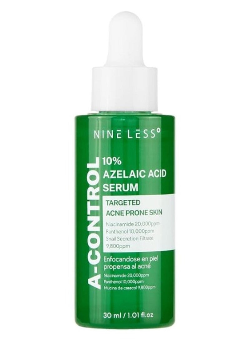 NINELESS مصل NINELESS A-Control 10% Azelaic Acid - علاج حب الشباب وتفتيح البشرة وموازنة لونها - Image 1