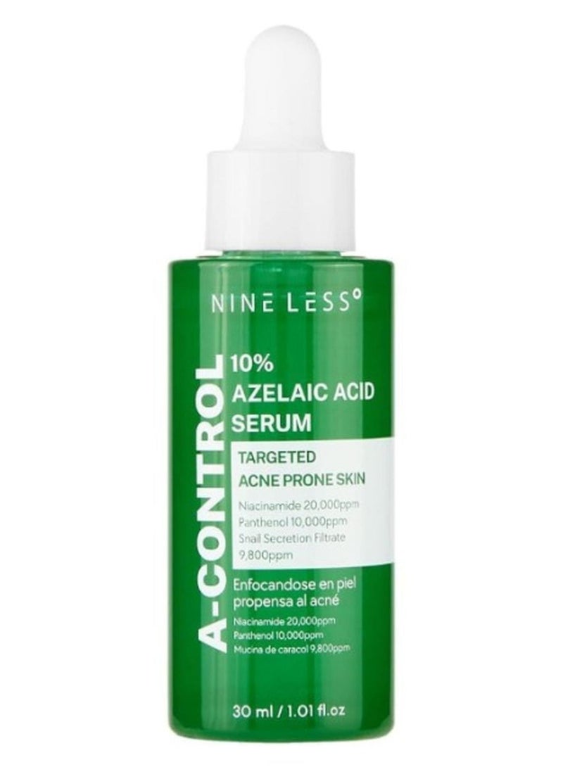 NINELESS مصل NINELESS A-Control 10% Azelaic Acid - علاج حب الشباب وتفتيح البشرة وموازنة لونها - Image 2